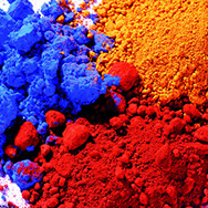 mineralische Farbpigmente